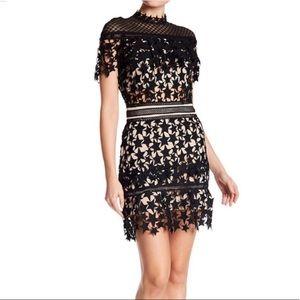 Women’s Few Moda Black Lace Star Dress